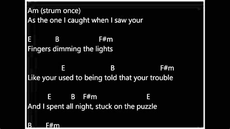 stuck on the puzzle chords|alex turner stuck on the puzzle.